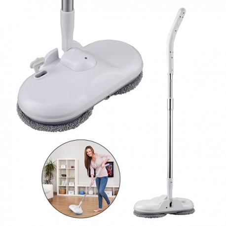 BALAI -MOP PIVOTANT RECHARGEABLE AVEC MANCHE EXTENSIBLE ET RÉSERVOIR DE 200 ML