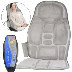 SIÈGE/TAPIS DE MASSAGE AVEC CHALEUR ET 5 PROGRAMMES