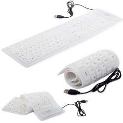 CLAVIER FLEXIBLE USB EN SILICONE