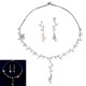 PARURE FEUILLES DE ZIRCONES