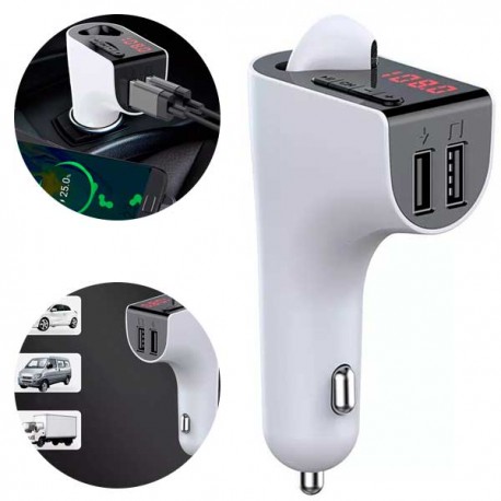 LECTEUR - CHARGEUR USB AVEC ÉCOUTEURS BLUETOOTH