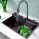 ÉVIER DE CUISINE INTELLIGENT AVEC ROBINET TÉLESCOPIQUE