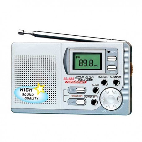RADIO NUMÉRIQUE AM/FM AVEC RÉVEIL