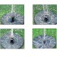 FONTAINE SOLAIRE FLOTTANTE POUR JARDIN 