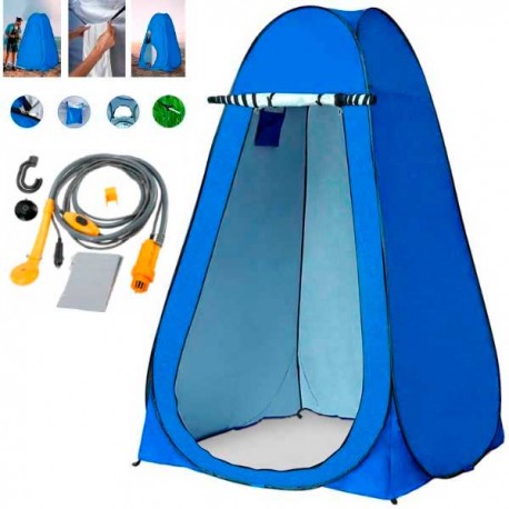 TENTE DE CAMPING AVEC DOUCHE INCORPORÉE